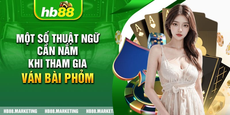 Một số thuật ngữ cần nắm khi tham gia ván bài Phỏm